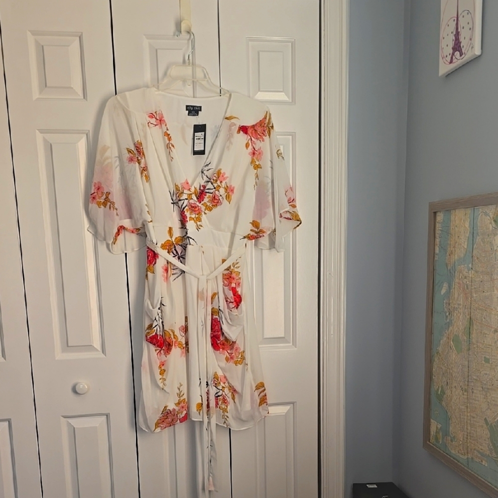 Floral Wrap Dress